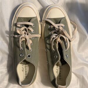 Brand new Sage Green Converse W7.5